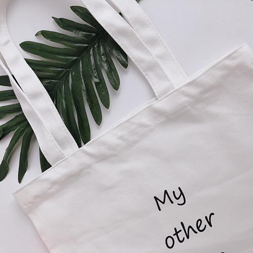  Silk Screen cotton canvas tote bag