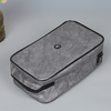 BG047 Wholesale Simple Marble Style Customized Hight Quality Zipper Canvas Cosmetic Bag
