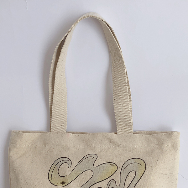 santa cup cotton canvas bag