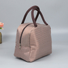 BG042 Stripe Style Customized For Students Zipper Cotton Cooler Tote Camping Bag