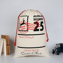 BG-18 Cheap Drawstring Christmas Style Bag
