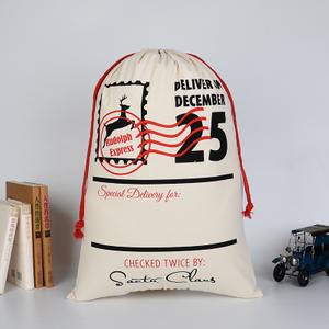 BG-18 Cheap Drawstring Christmas Style Bag
