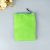Wholesale 210d 190d Green Polyester Folding Tote Bag with Zipper