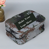 BG045 Wholesale Foliage Multi-cam Style Customized For Troops Zipper Canvas Cosmetic Bag