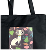 Personalized Cat Printed Cotton Tote Bag Price