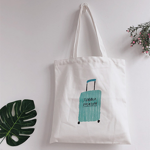 Promotional Custom Trunk Ins Style Simple Cotton Canvas Bag