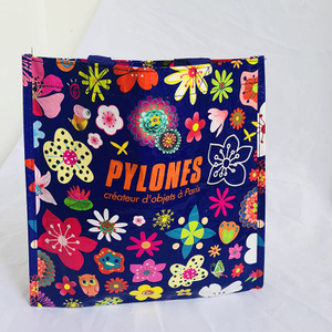 Promotional Waterproof Customized Flower PP Woven Bag