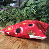 Printed Women Red Beautiful Cotton Handle Bag Pattern