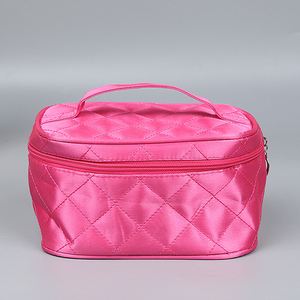 Popular Promotion Online Custom Logo High Quality Travel Satin Cosmetic Bag