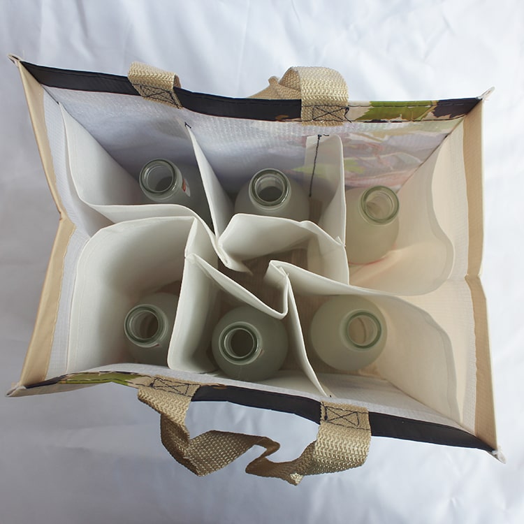 Hot Sale 6 Bottle Wine Bag supplier