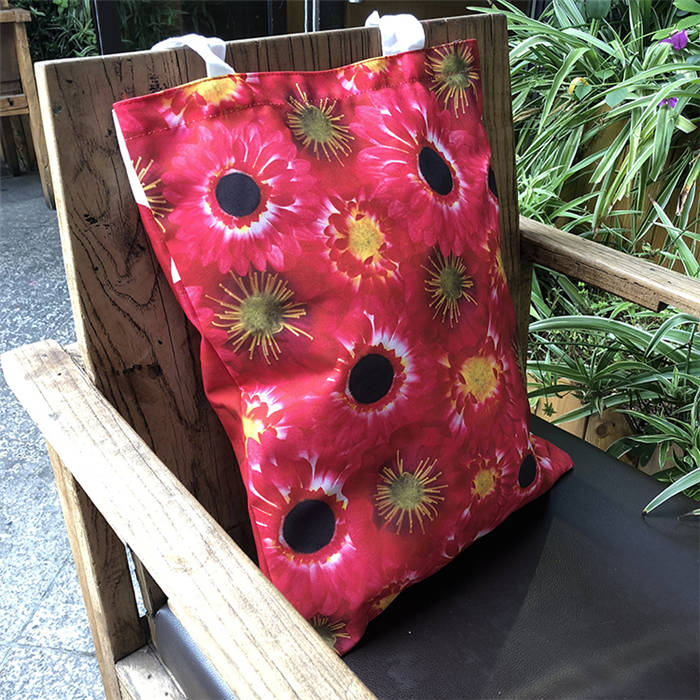 printed beautiful cotton handle bag for sale