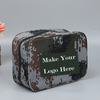 BG045 Wholesale Foliage Multi-cam Style Customized For Troops Zipper Canvas Cosmetic Bag
