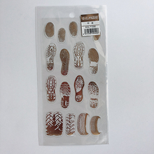 Trail Shoeprint Style High Grade Cost-effective Decorative Pvc Sticker