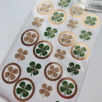lucky high quality pvc sticker
