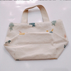 China custom oem mini cost-effective promotion reusable rabbit printed cotton canvas tote handbag