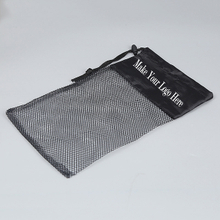 Factory Customize Polyester Zipper Travel Gridding Drawstring Bag