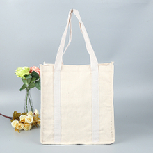 BG065 Concise Style Blank High-grade Customized Logo Promotion Unisex Solid Canvas Tote Bag
