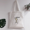 Customized Hot Sale Bingo Finger Natural Eco Tote Cotton Canvas Bag