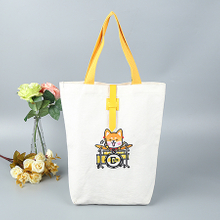 BG068 Promotion Cheap Cute Akita Style Heat Tranfer Printing Customized Logo Students Canvas Tote Bag