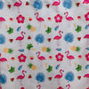 Fashion flamingo sublimation full printing ins style eco custom cotton bag