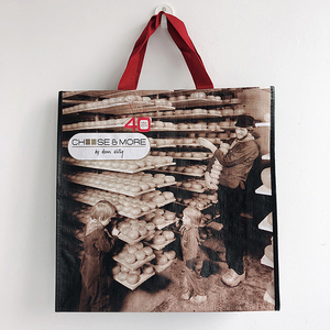 Custom Recyclable Folding Pp Laminated Woven Bag with Heat Transfer Printing
