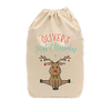 BG076 China Wholesale Christmas Style Heat Tranfer Printing Customized Cotton Drawstring Bag