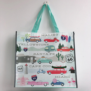 High Quality Printing Cheap Recyclable Promotional Laminated Custom Shopping Pp Woven Bag