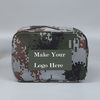 BG045 Wholesale Foliage Multi-cam Style Customized For Troops Zipper Canvas Cosmetic Bag