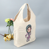 Cheap Custom Logo Eco Fashion Shopping Tote Folding Cotton Bag