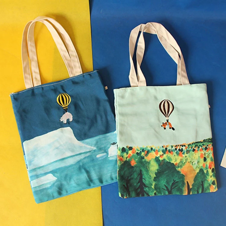 Hot Sale Printing Canvas Bag Supplierb