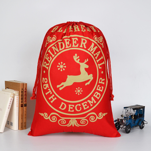 BG-09 High Quality Christmas Deer Red Bag