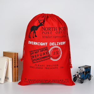 BG-05 China Christmas Deer Red Bag