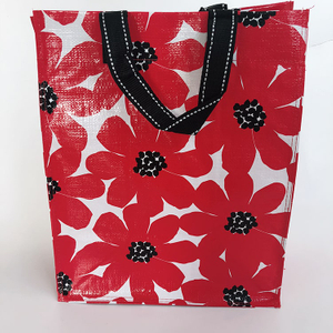 China Wholesale Waterproof Customized Flower Woven Bag