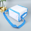 BG056 High Quality Preppy Style Lunch Zipper Cotton Cooler Crossbody Camping Bag