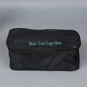 Custom Black Fashion Oxford Cloth Travel Cosmetic Bag 