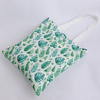 BG017 China Greens Leaves INS Style Full Printing Customized Cost-effective High Quality Cotton Canvas Tote Shopping Bag Supplier