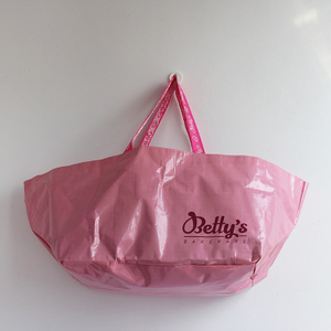 Promotional Waterproof Customized Pink PP Woven Bag