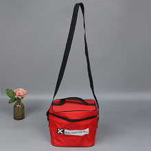 BG055 Customized For Students Lunch Zipper Cotton Cooler Crossbody Camping Bag