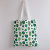 BG018 China Greens Leaves Fresh Style Full Printing Customized Cost-effective High Quality Cotton Canvas Tote Shopping Bag Supplier