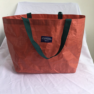 Promotional Waterproof Customized Red PP Woven Bag
