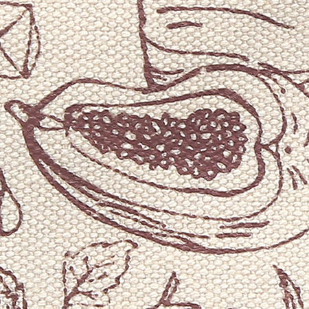 Embroidery Style Canvas Cosmetic bag