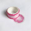 6 Colors Printing And CMYK Custom Make Japanese DIY Scrapbooking Craft Decoration Label Stickers Flower Petal Washi Masking Tape