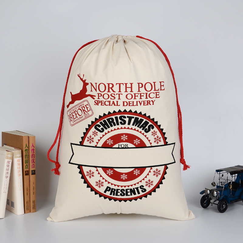 China Christmas Drawstring Bag Suppiler