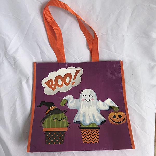 Halloween PP laminated non woven bag