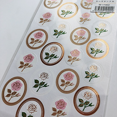 rose cheap pvc sticker manufacturer