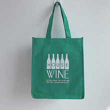 BG094 Wholesale High Grade Printing Customized Cheap Non Woven Tote Wine Bag