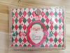 Custom 2024 Christmas Eve Apple Gift Bag - Santa Claus Folding Jute Bag, Elegant Explosion-Style for Holiday Gifting