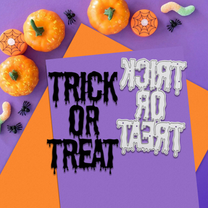 Trick Or Treat Letter Cutting Dies Scrapbook Halloween Party Decoration: Backdrop, Letter Stickers, Scary Props Punches
