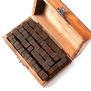 Manufacturer Directly Sale 28/70pcs DIY Wooden Alphanumeric Stamps Wood Rectangle Craft Stamp For DIY Craft Card Making Happy Planner Scrapbooking Supplier 