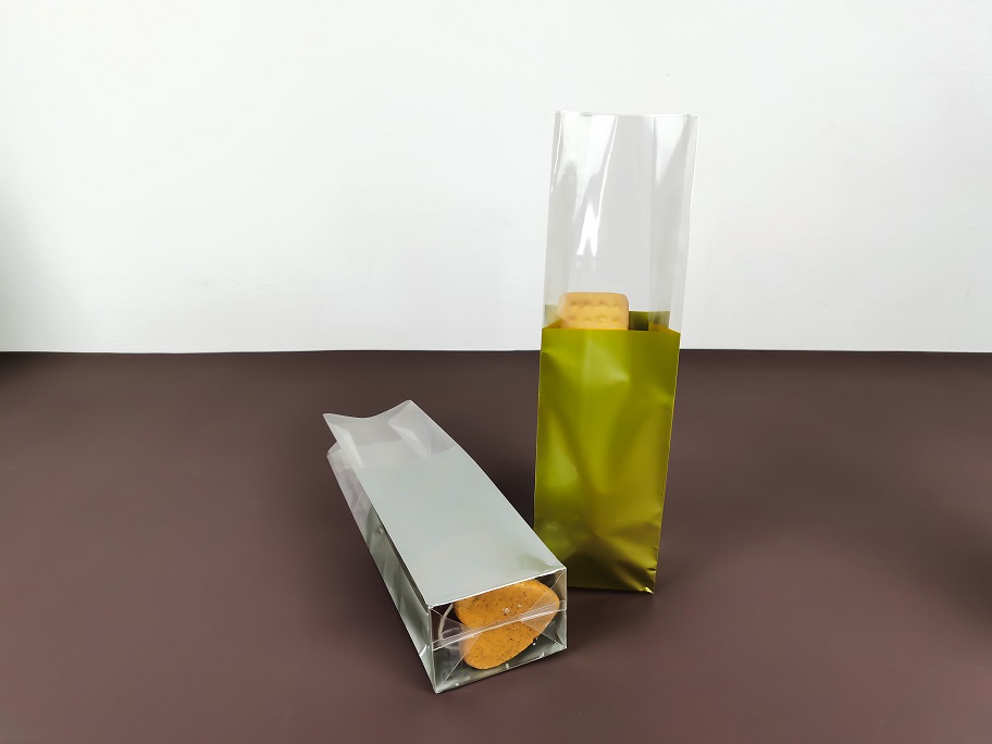Golden Silver Color OPP Bags For Packing Confectioneries